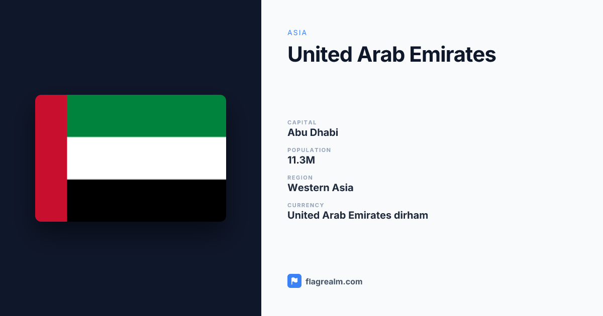 United Arab Emirates — FlagRealm